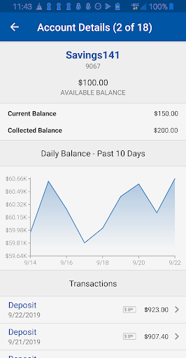 MB Cash Management Solutions Screen 2
