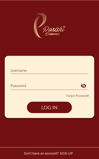 Android application Parishi Diamond Pvt Ltd screenshort