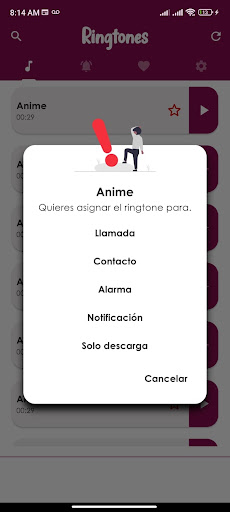 Anime Ringtones Notifications Screen 2