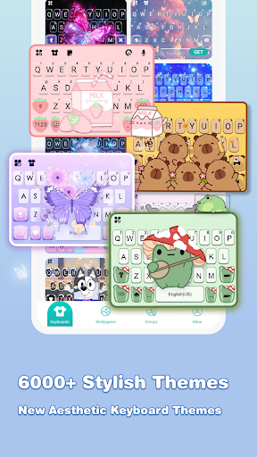 Kika Keyboard: Custom themes - Tools - apps