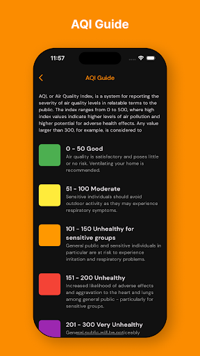 Air Quality Index Screen 3