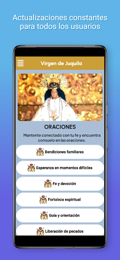 Android application Virgen de Juquila Oraciones screenshort