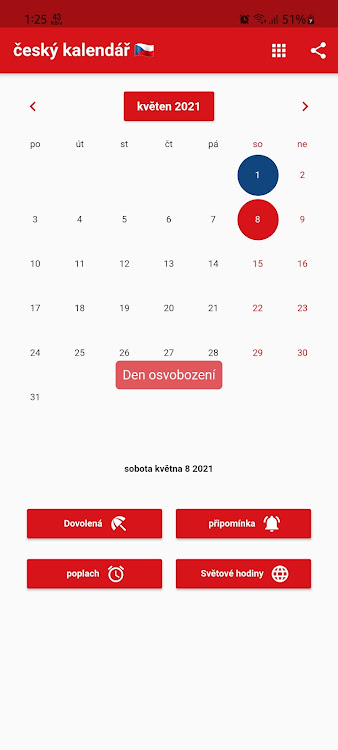 český kalendář 2024 - 6.6.63 - (Android)