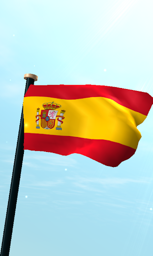 Android application Spain Flag 3D Live Wallpaper screenshort