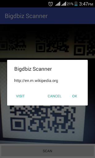 Bigdbiz Scanner Screen 2