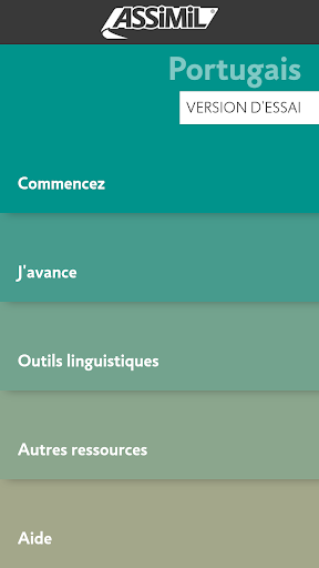 Android application Apprendre Portugais Assimil screenshort