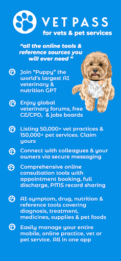 Android application VETPASS FOR VET & PET SERVICES screenshort
