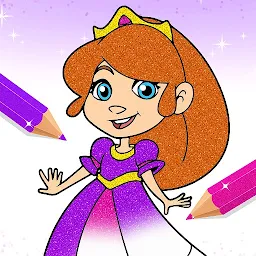 Glitter Coloring Games Mod Apk