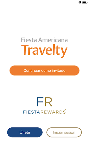 Android application Fiesta Americana Travelty screenshort