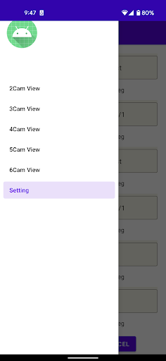 Android application Live camera multi viewer screenshort