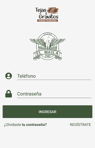 Android application Tejas y Granitos screenshort