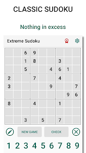 Extreme Sudoku: Classic Puzzle