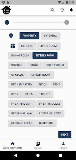 HomeCareApp Screen 2
