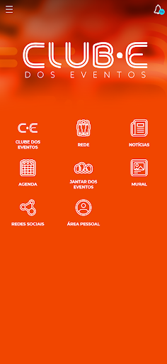 Android application CLUB.E dos Eventos screenshort