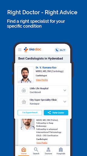 Skedoc: Doctor Appointment App Screen 2