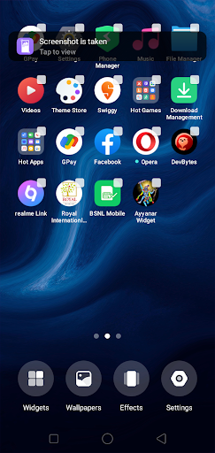 Android application Ayyanar Widget screenshort