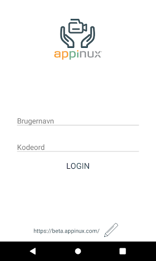 Android application Appinux - Skærmbesøg screenshort