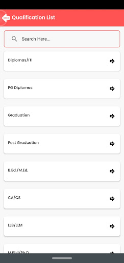 Sarkari Exam (Update & Apply) Screen 3