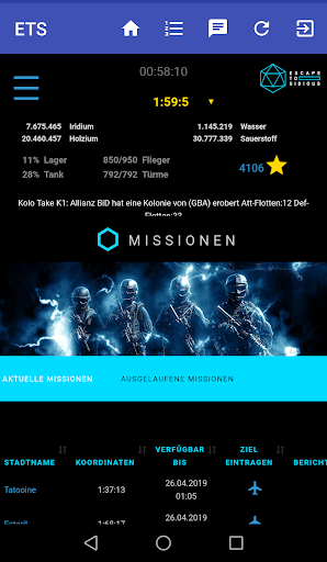 Escape to Sidious Screen 3