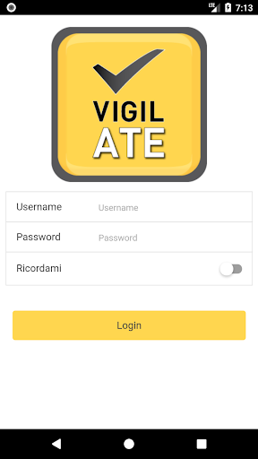 Android application VigilATE screenshort