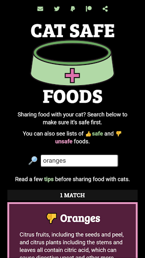 Cat Safe Foods (Premium) Screen 3