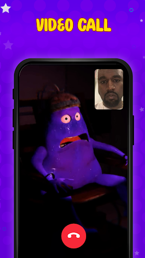 Grimace Fake Call Prank Screen 3