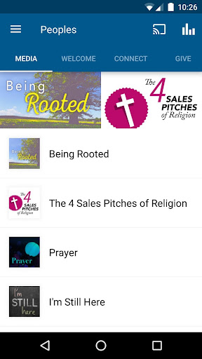 Android application The Peoples Church screenshort