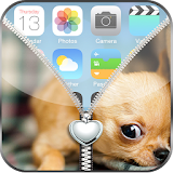 Cute Brown Puppy Zip Lock icon