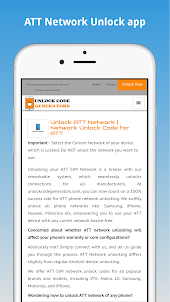 ATT Network Unlock App