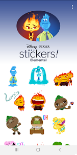 Pixar Stickers: Elemental