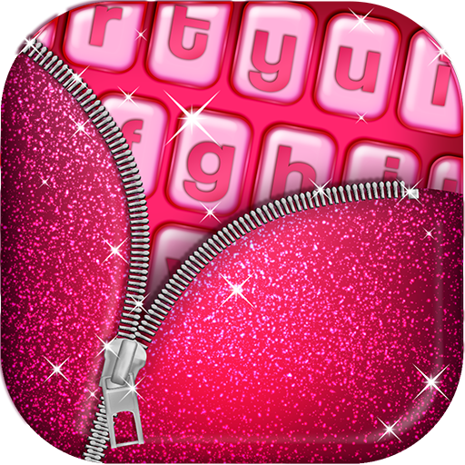 Pink Glitter Keyboard Art 13.0 Icon