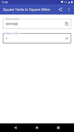 Square Yards to Square Miles