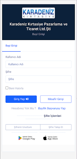 Karadeniz Kırtasiye B2B