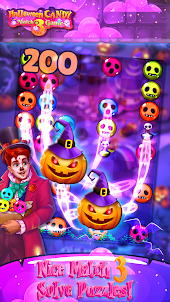 Game Match 3 - Candy Halloween