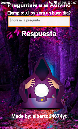 Android application El Adivino screenshort