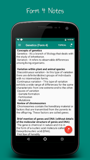 Biology Notes & Papers Form1-4 Screen 3