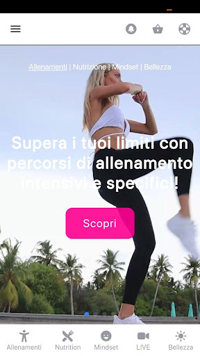 Bright & Fit Fitness App Screen 2