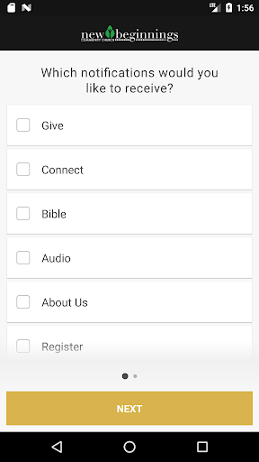 NBCC App Screen 2