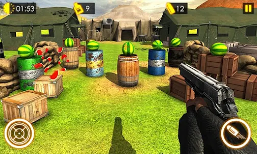 Watermelon shooting game 3D