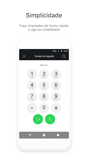 Android application NOS Communicator screenshort