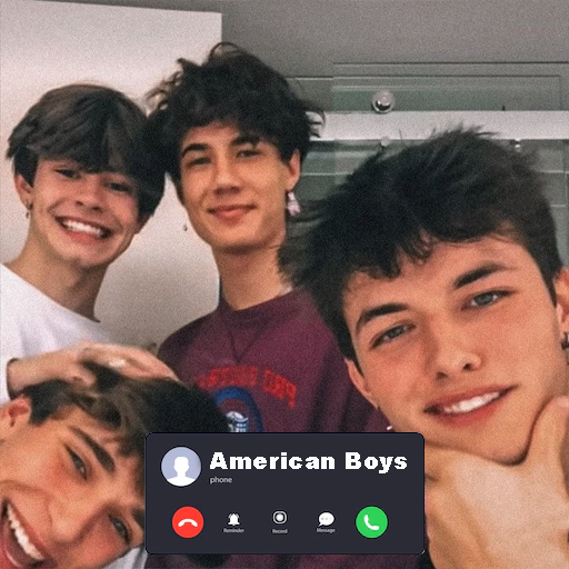 American Boys Fake Call &Video logo