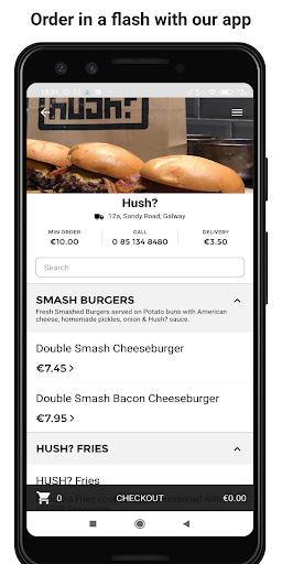 Android application Hush ? screenshort
