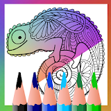 coloring book for adults free icon