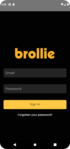 Android application Brollie screenshort