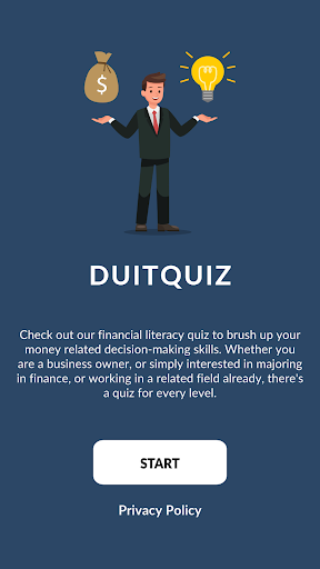 Android application DuitQuiz screenshort