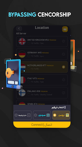 V2Net vpn : V2ray Fast, secure Screen 2