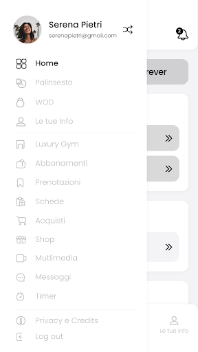luxury gym Screen 3