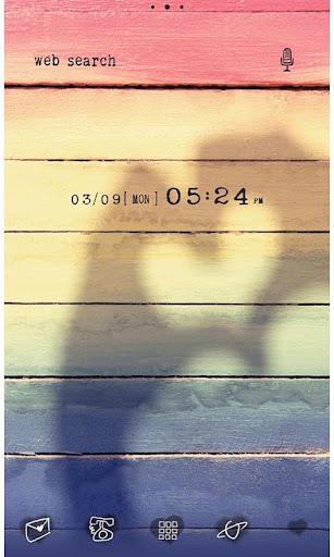 Android application icon&wallpaper-Rainbow Heart- screenshort