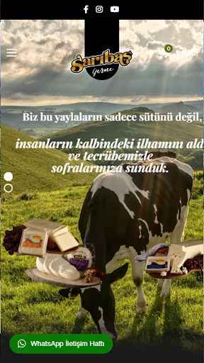 Android application Sarıbaş Gurme screenshort