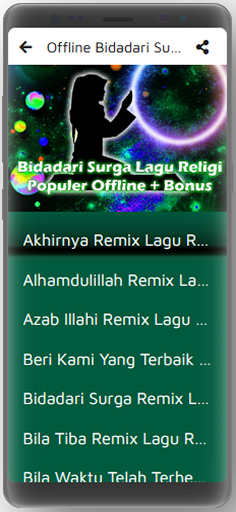 Bidadari Surga Lagu Religi Screen 3